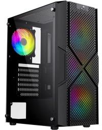 GAMEBOOSTER GB-PW908B 500W USB 3.0, ATX Mesh, Fixed 4xRGB Fan, Siyah Kasa - 5